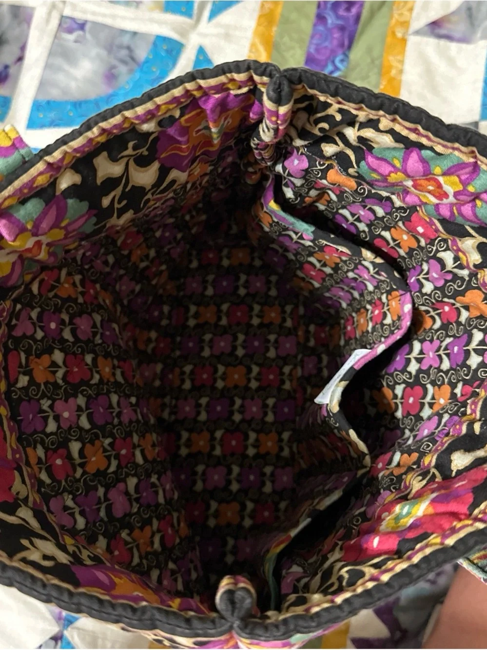Vera Bradley floral tote bag